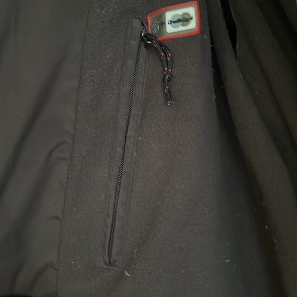 Good used condition! ZEROXSUR BOARDING COMPANY DOWN PUFFER COAT BROWN SIZE 1X - Picture 6 of 7